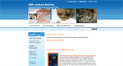 Desktop Screenshot of dnacentrum.cz