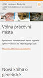 Mobile Screenshot of dnacentrum.cz